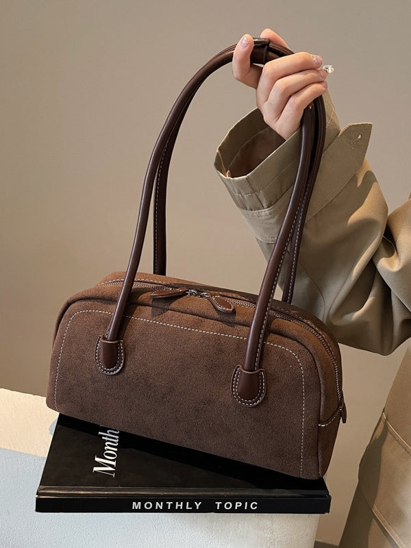 FIORE | Cushion-shaped shoulder bag in wool