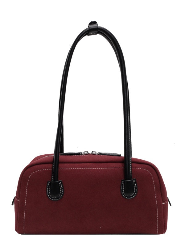 FIORE | Cushion-shaped shoulder bag in wool