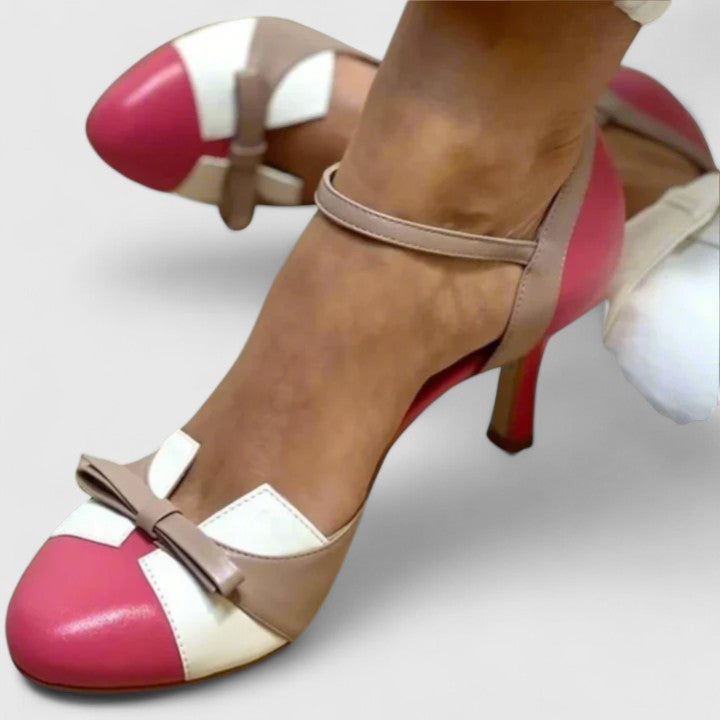 QUINN | Heeled pumps with ribbon detail