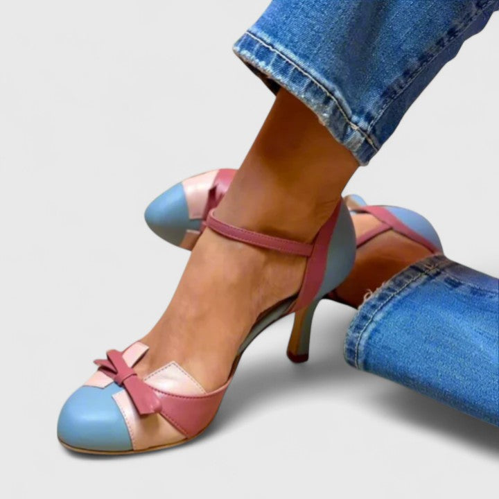 QUINN | Heeled pumps with ribbon detail