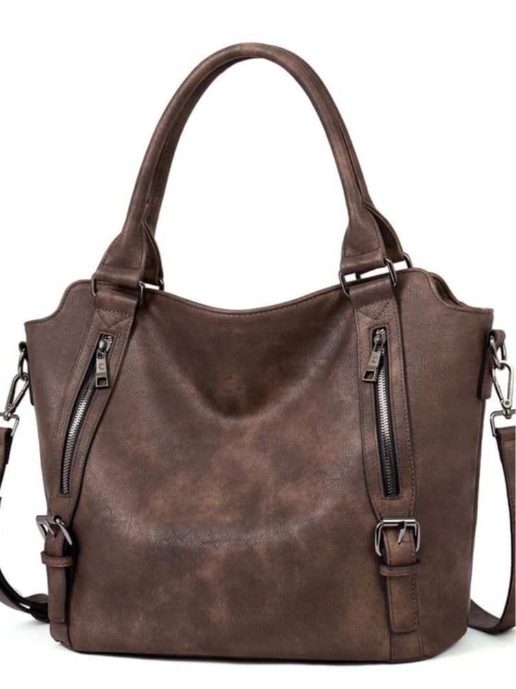 SIENNA | Structured tote bag with zip closure