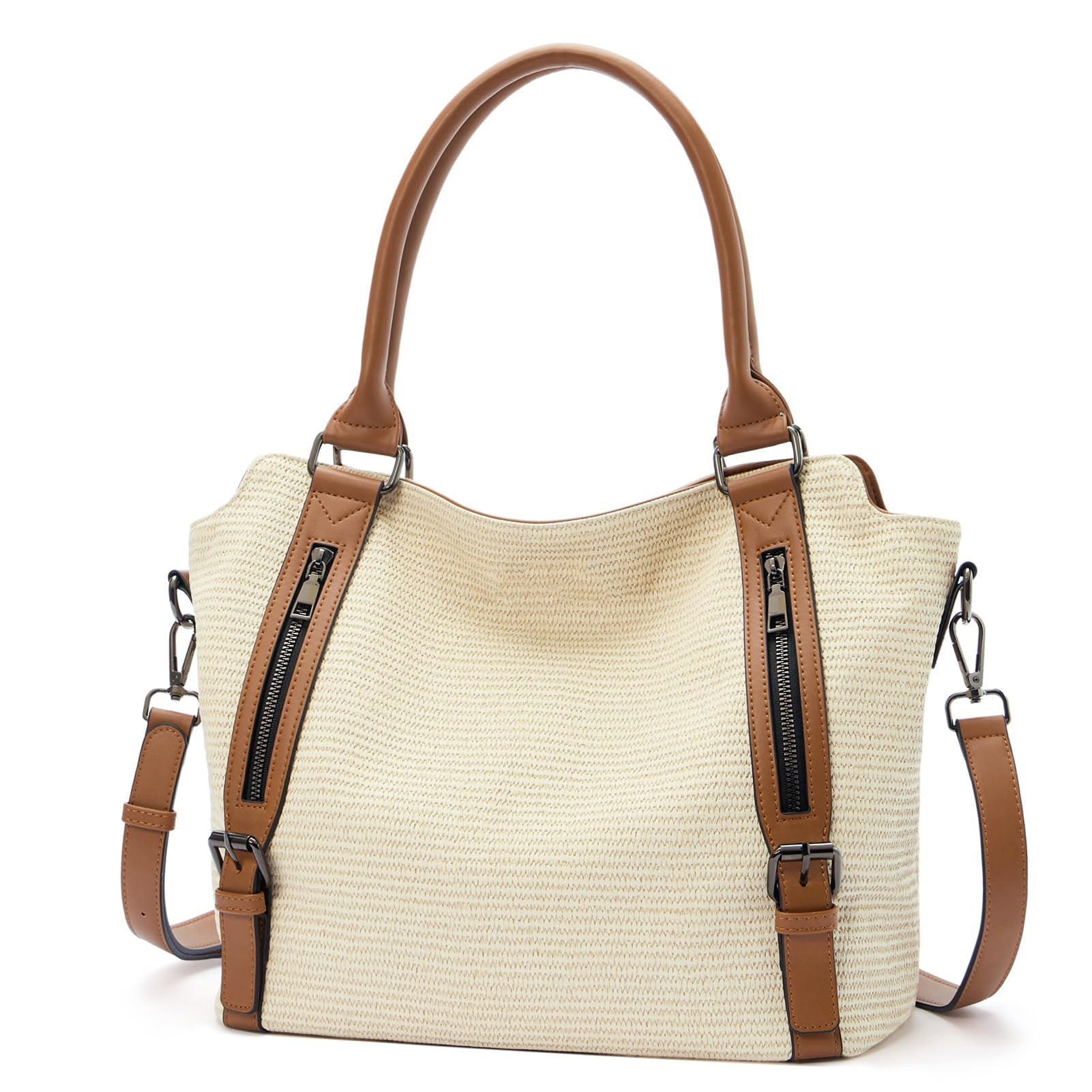 SIENNA | Structured tote bag with zip closure