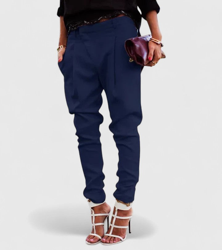 KALIE | Elegant pants with mid-rise adjustable waist