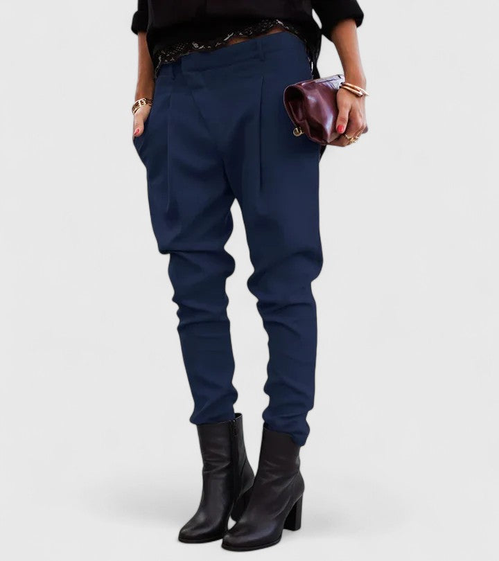 KALIE | Elegant pants with mid-rise adjustable waist