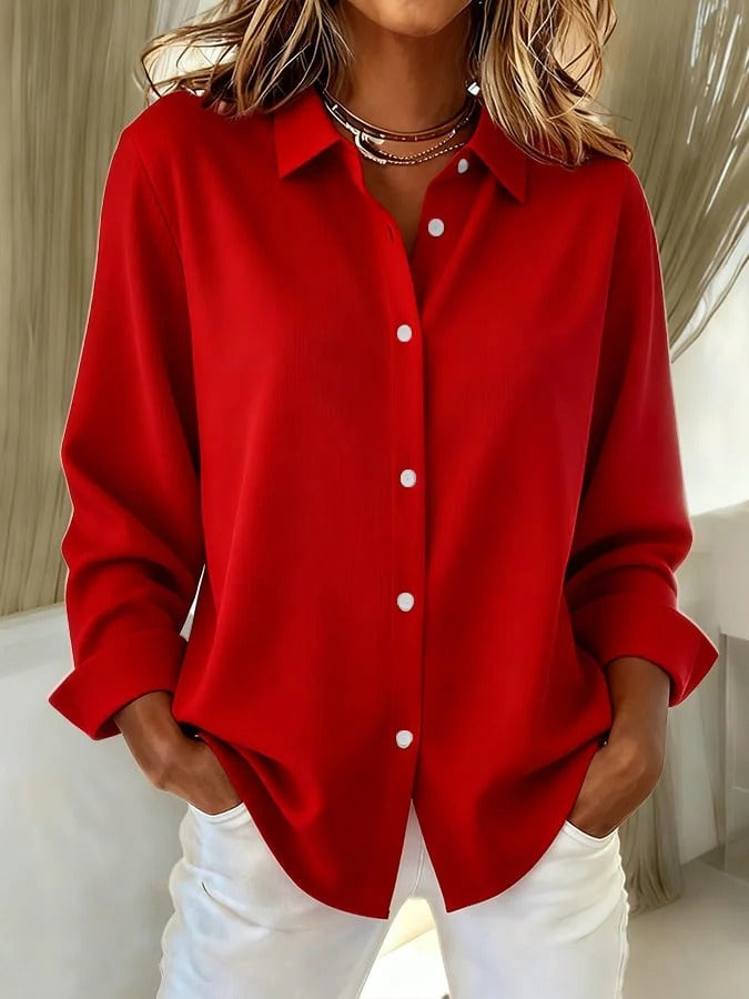 CECILIA | Tailored blouse with relaxed feminine fit