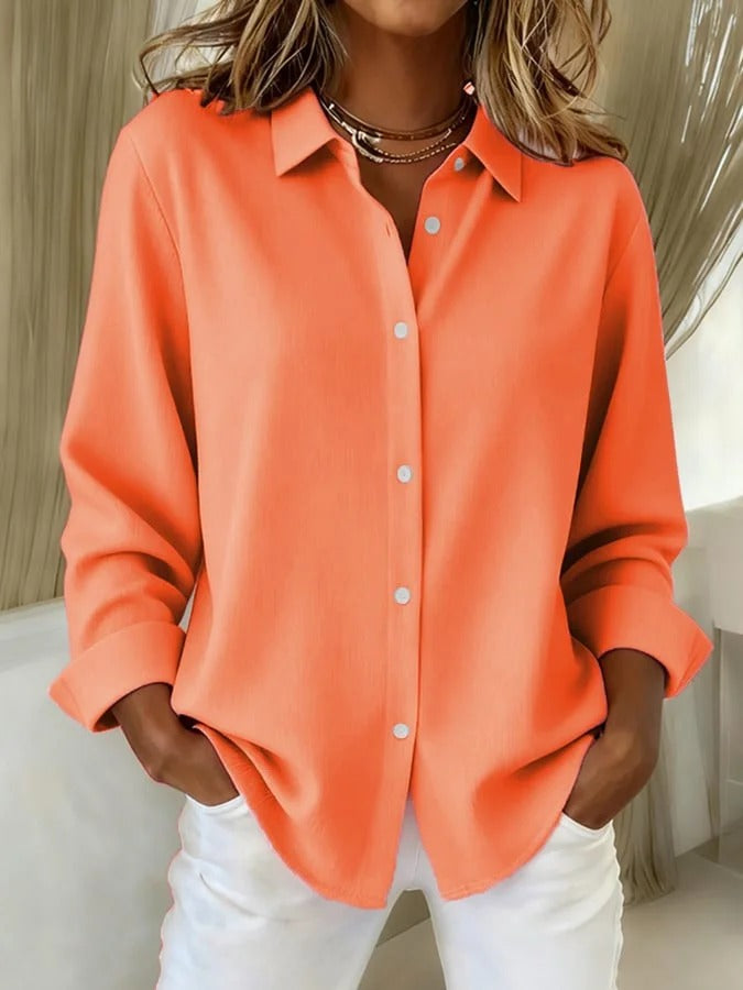 CECILIA | Tailored blouse with relaxed feminine fit