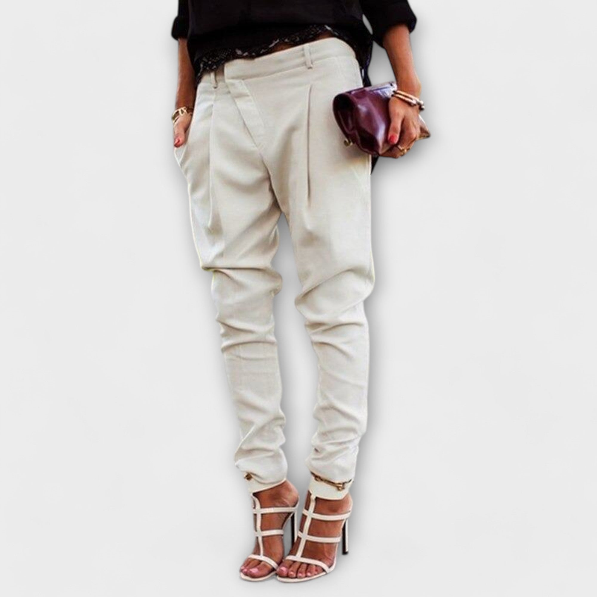 MIRA | Elegant pants with elastic waistband