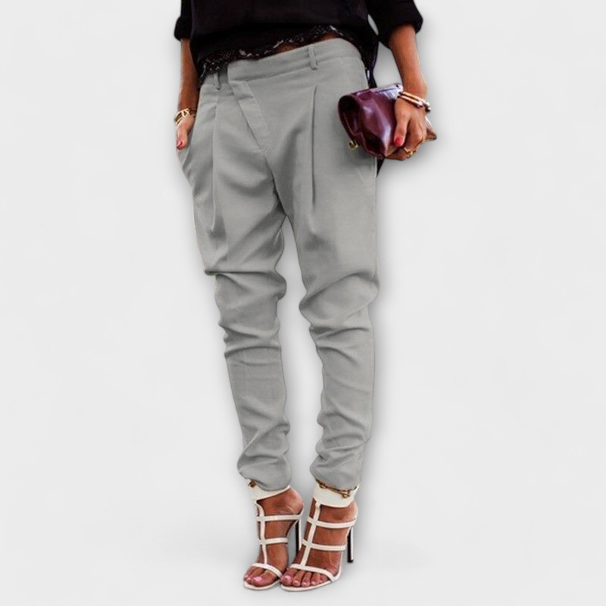 MIRA | Elegant pants with elastic waistband