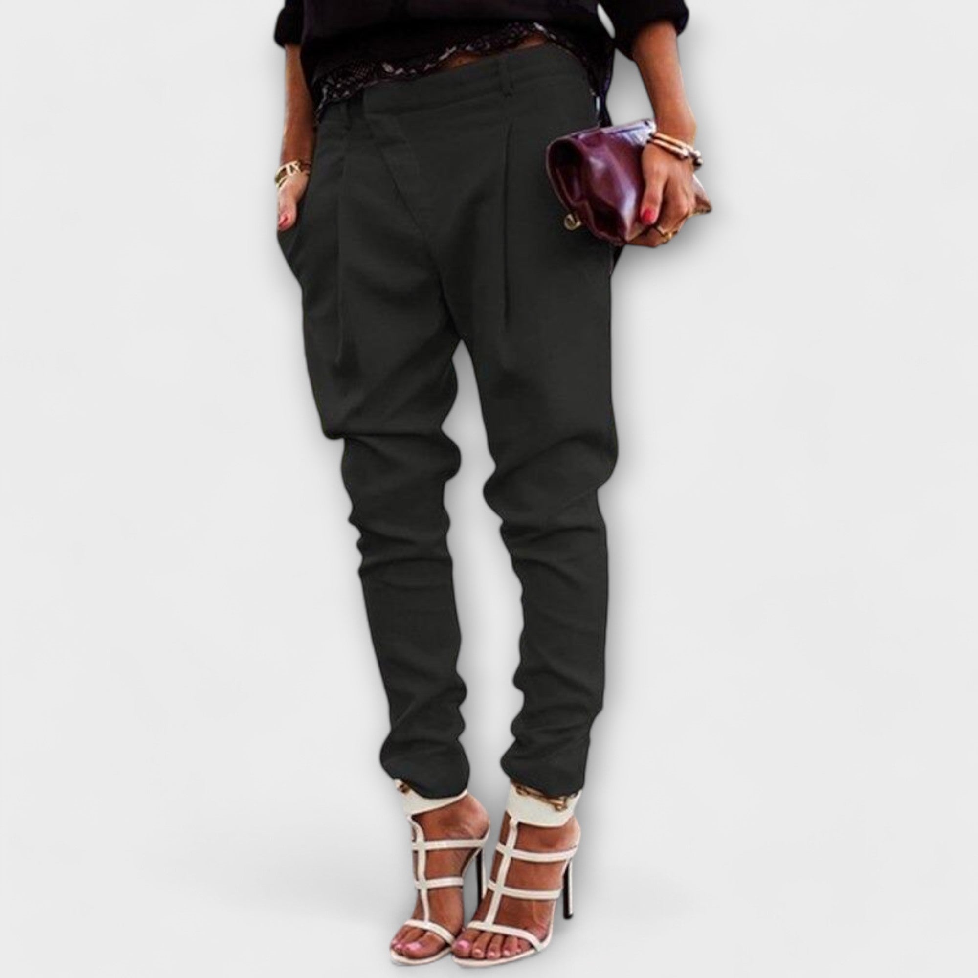 MIRA | Elegant pants with elastic waistband