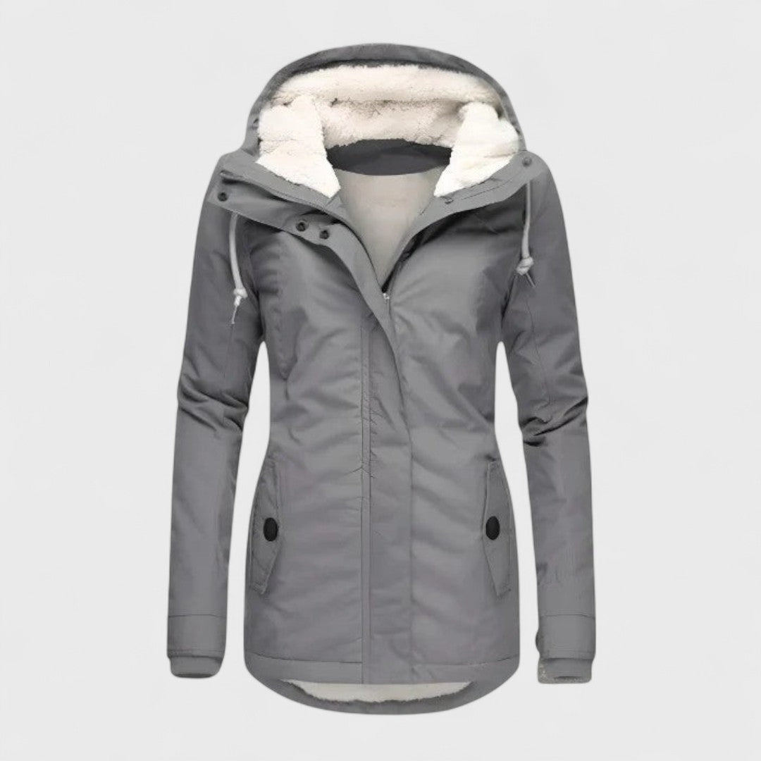 Sophie – Waterproof Winter Jacket – Hooded Longline Design