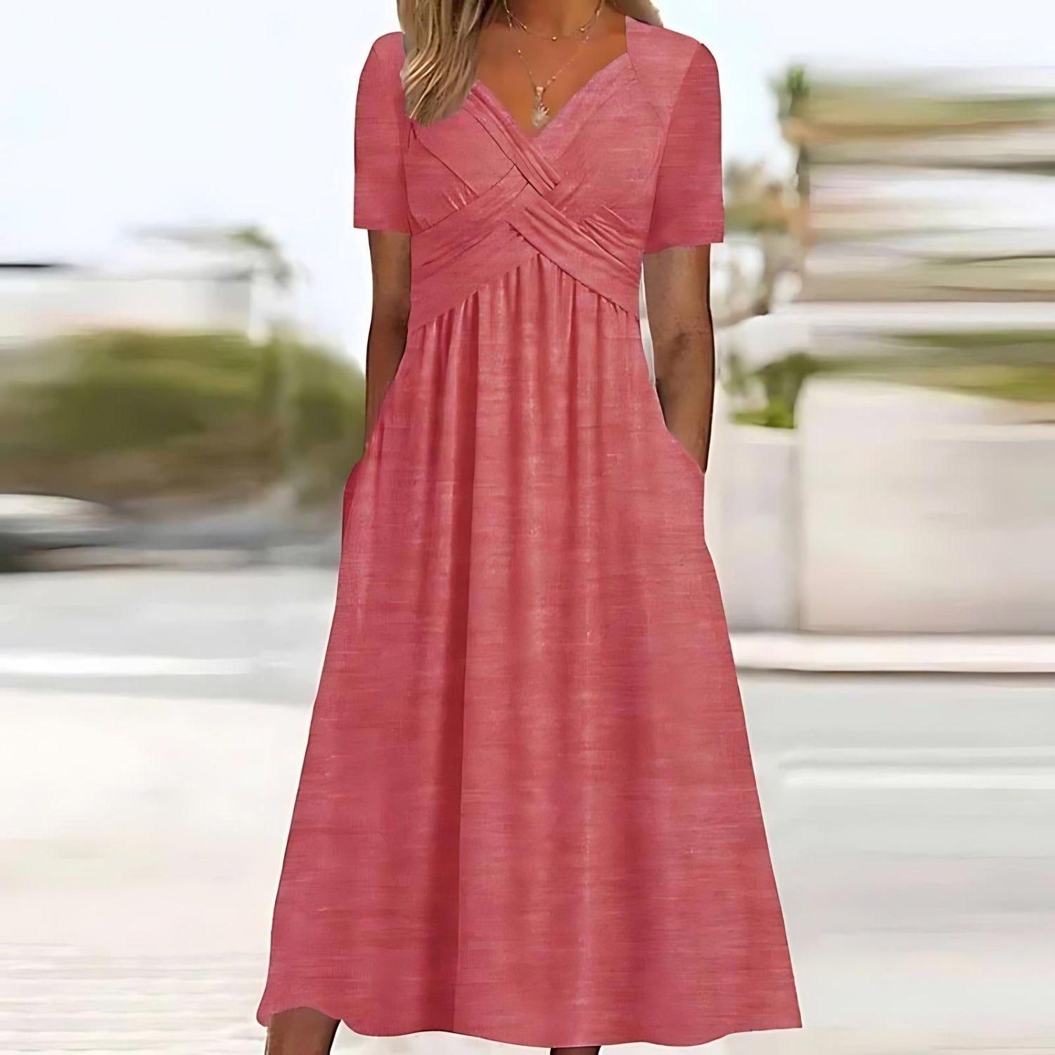 JAMAICA | A-line midi dress with tummy coverage