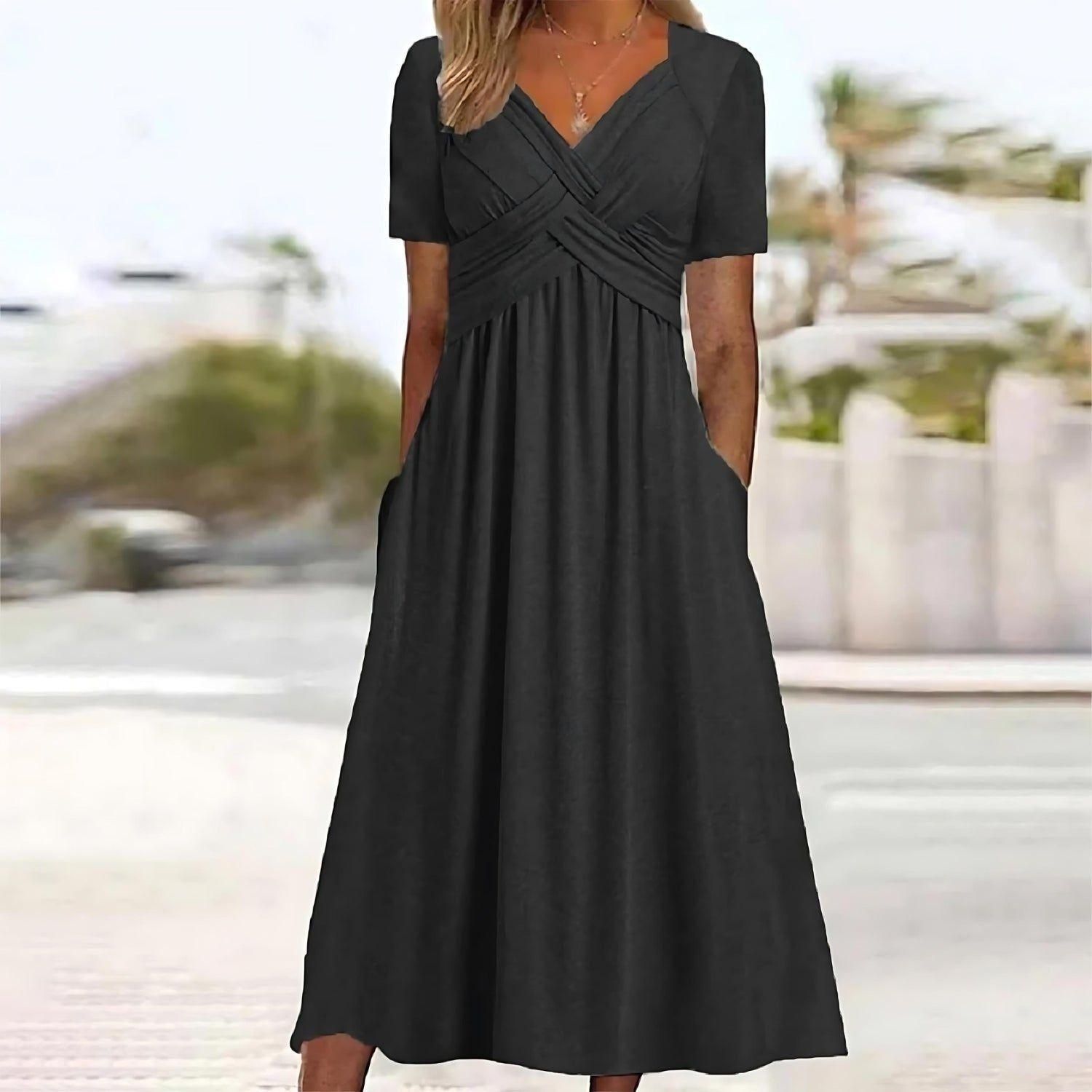 JAMAICA | A-line midi dress with tummy coverage