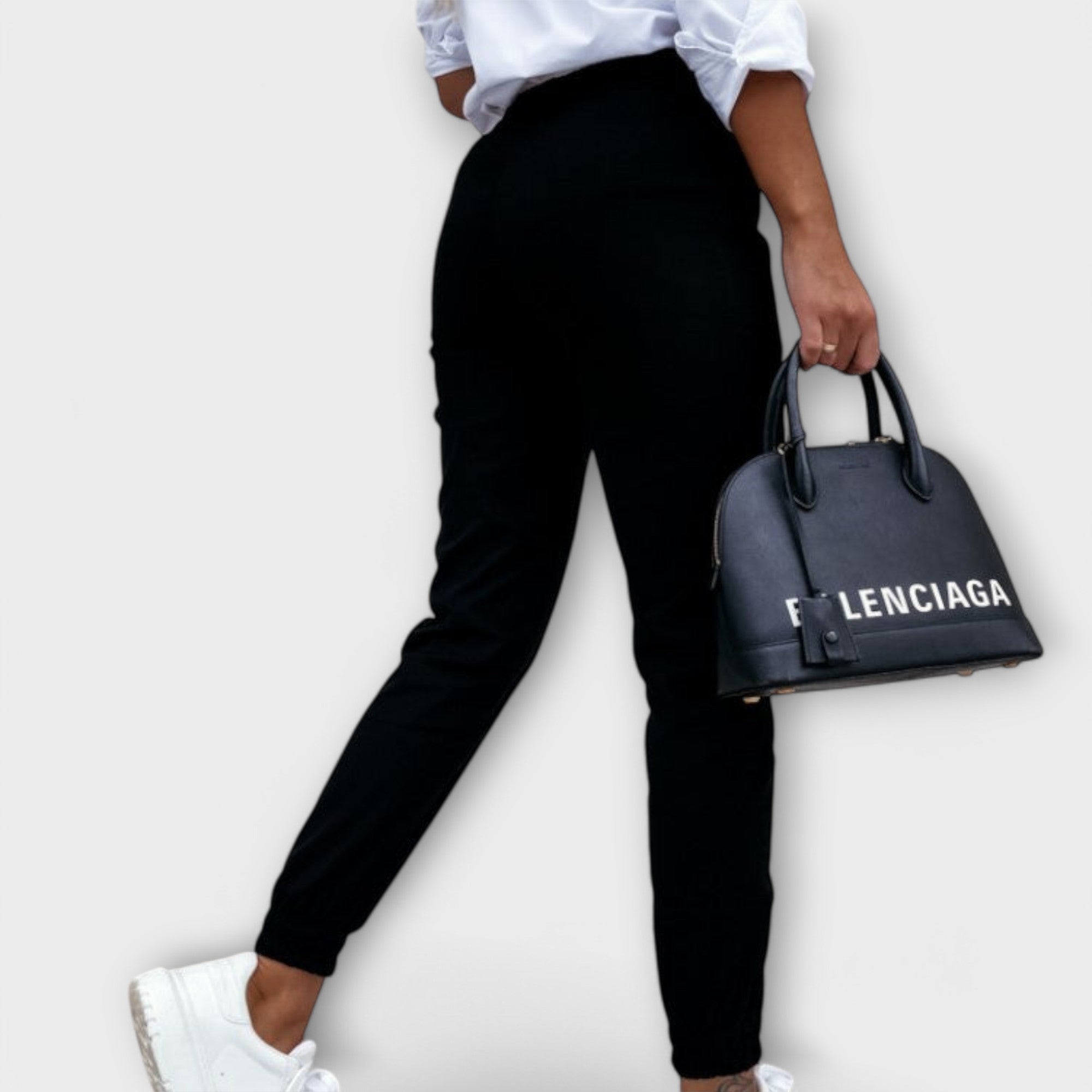 MELANIA | Stretch pants with soft-touch fabric