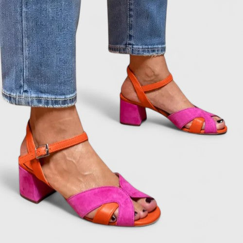 DEVYNNE | Wedge heels with adjustable ankle strap