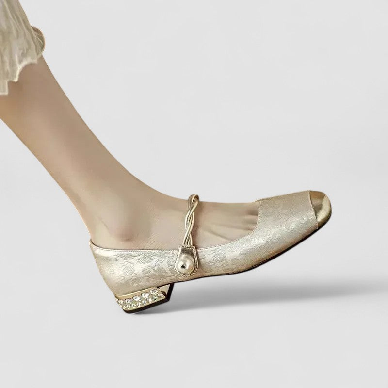 CHRYSTAHH | Mary Jane shoes with block heel