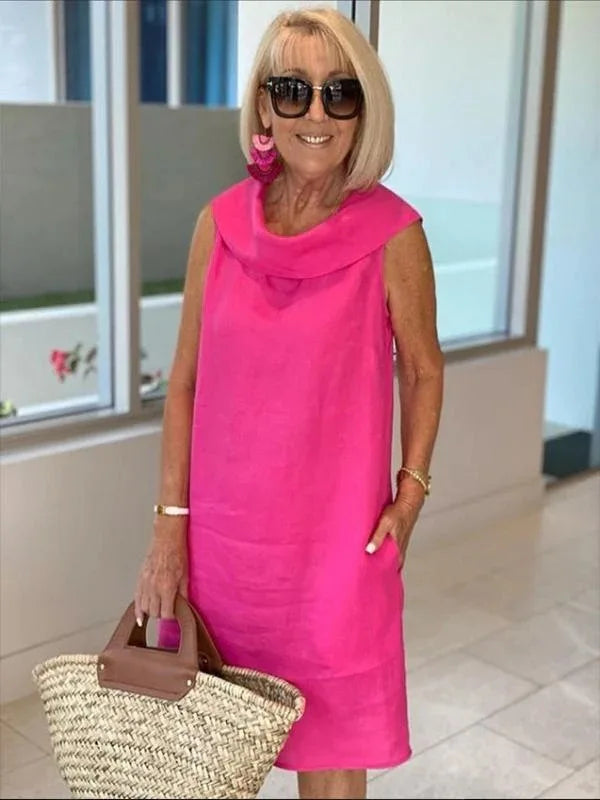 NORA | Everyday column dress with pockets