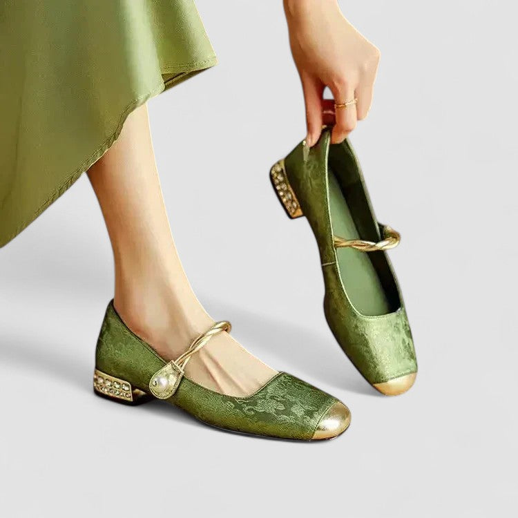 CHRYSTAHH | Mary Jane shoes with block heel