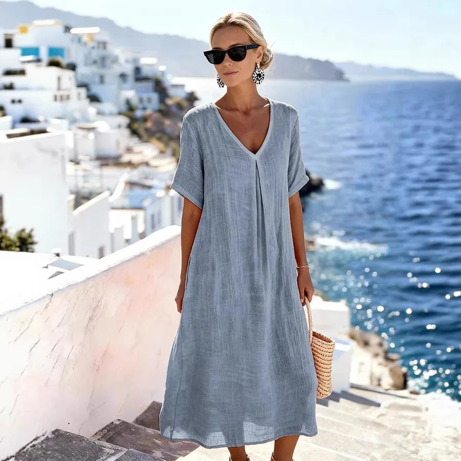 WRENLEY | Relaxed maxi dress with flowing silhouette