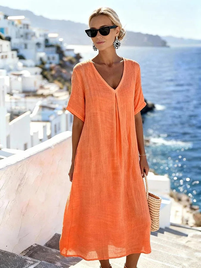 WRENLEY | Relaxed maxi dress with flowing silhouette