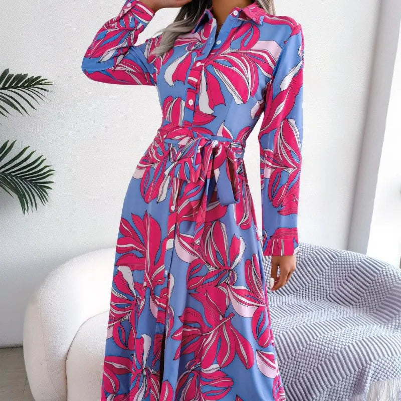 JASMINE | Floral shirt-dress for summer days