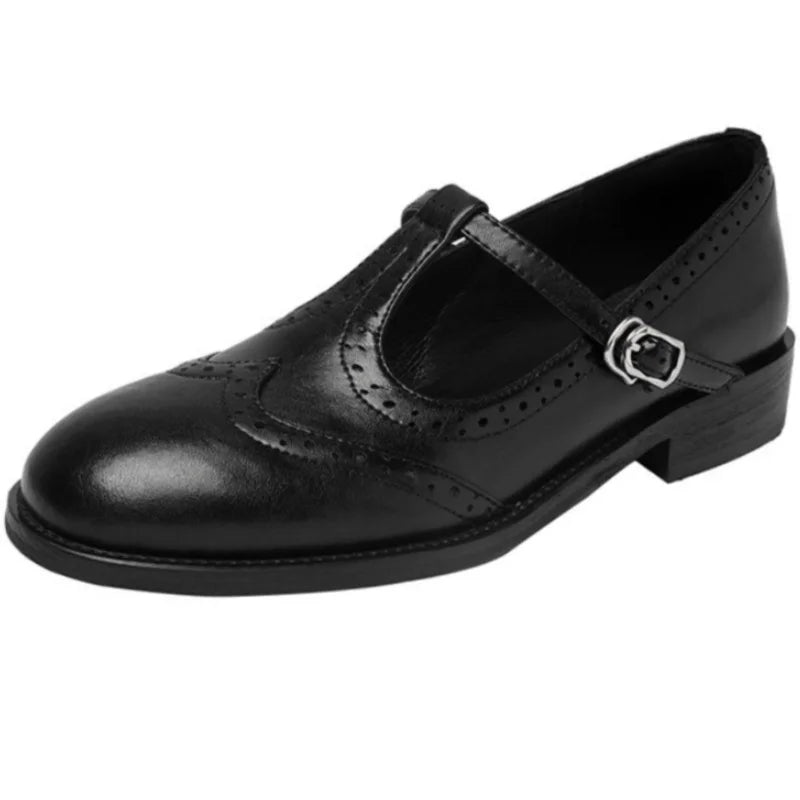 MILA | T-strap Mary Janes with block heel