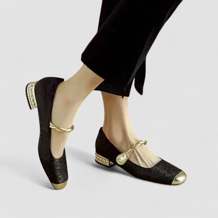 CHRYSTAHH | Mary Jane shoes with block heel
