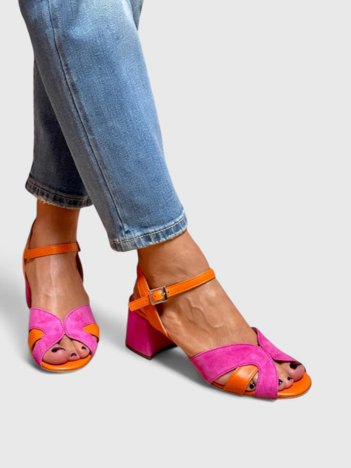 DEVYNNE | Wedge heels with adjustable ankle strap