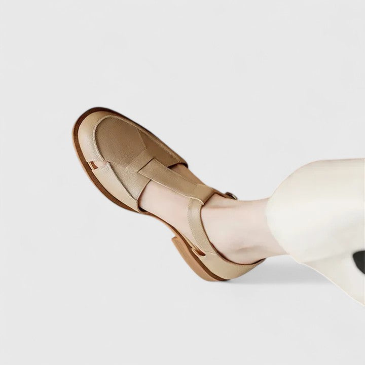 THALINA | Mary Jane sandals with ankle strap