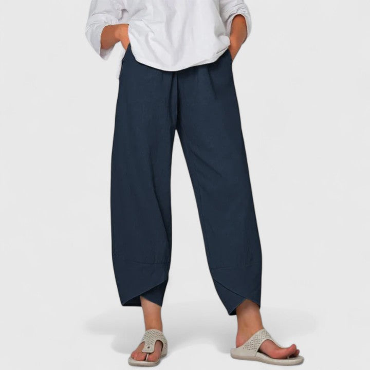 PRISM | Relaxed wide-leg pants with vintage print
