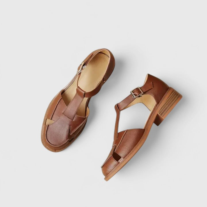THALINA | Mary Jane sandals with ankle strap