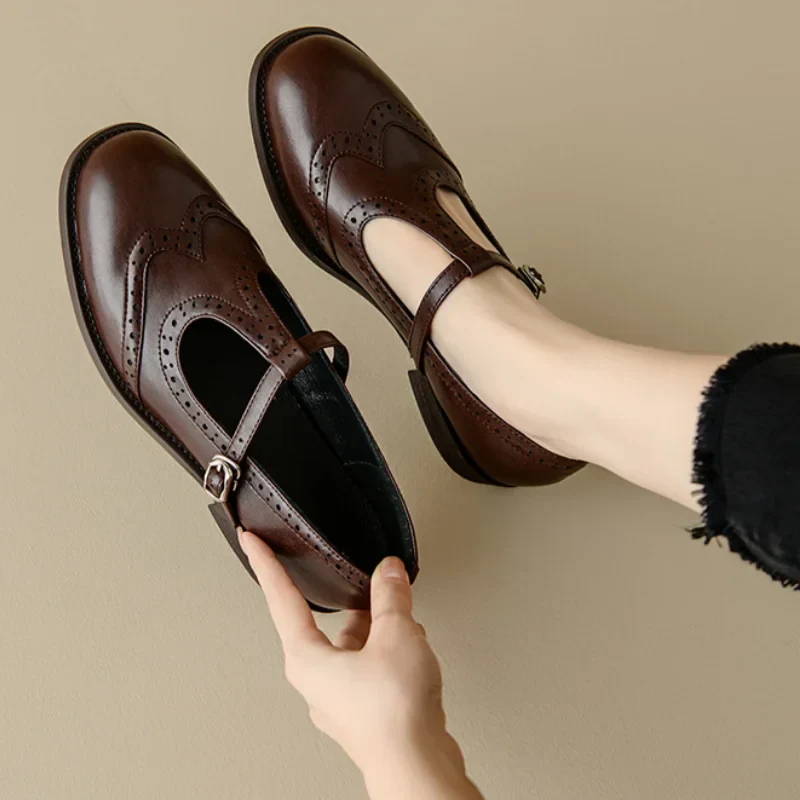 MILA | T-strap Mary Janes with block heel