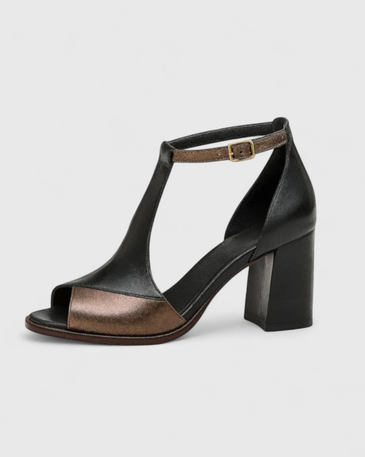 KENZIRA | Block heel sandal with ankle strap
