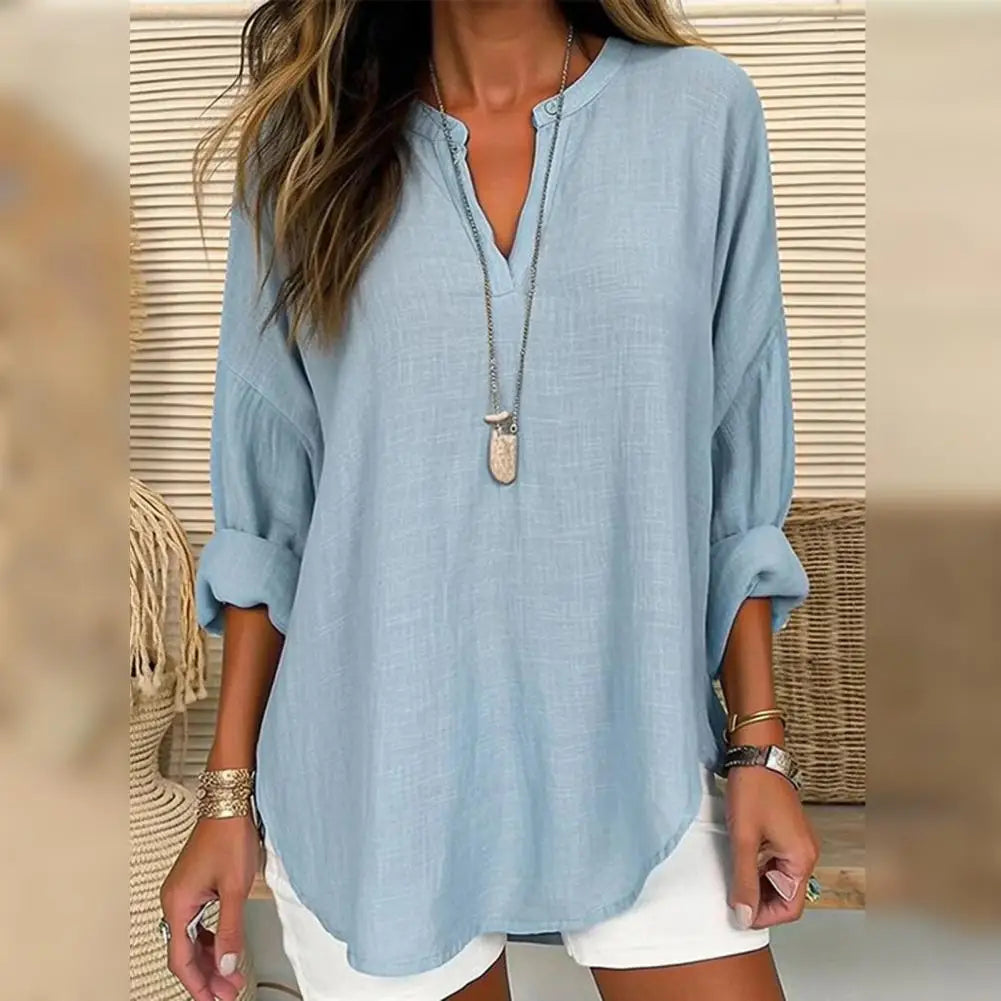 PENELOPE | Linen-look blouse for warm-weather days