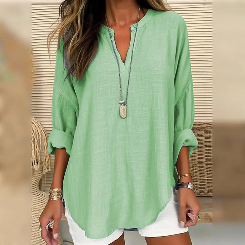 PENELOPE | Linen-look blouse for warm-weather days