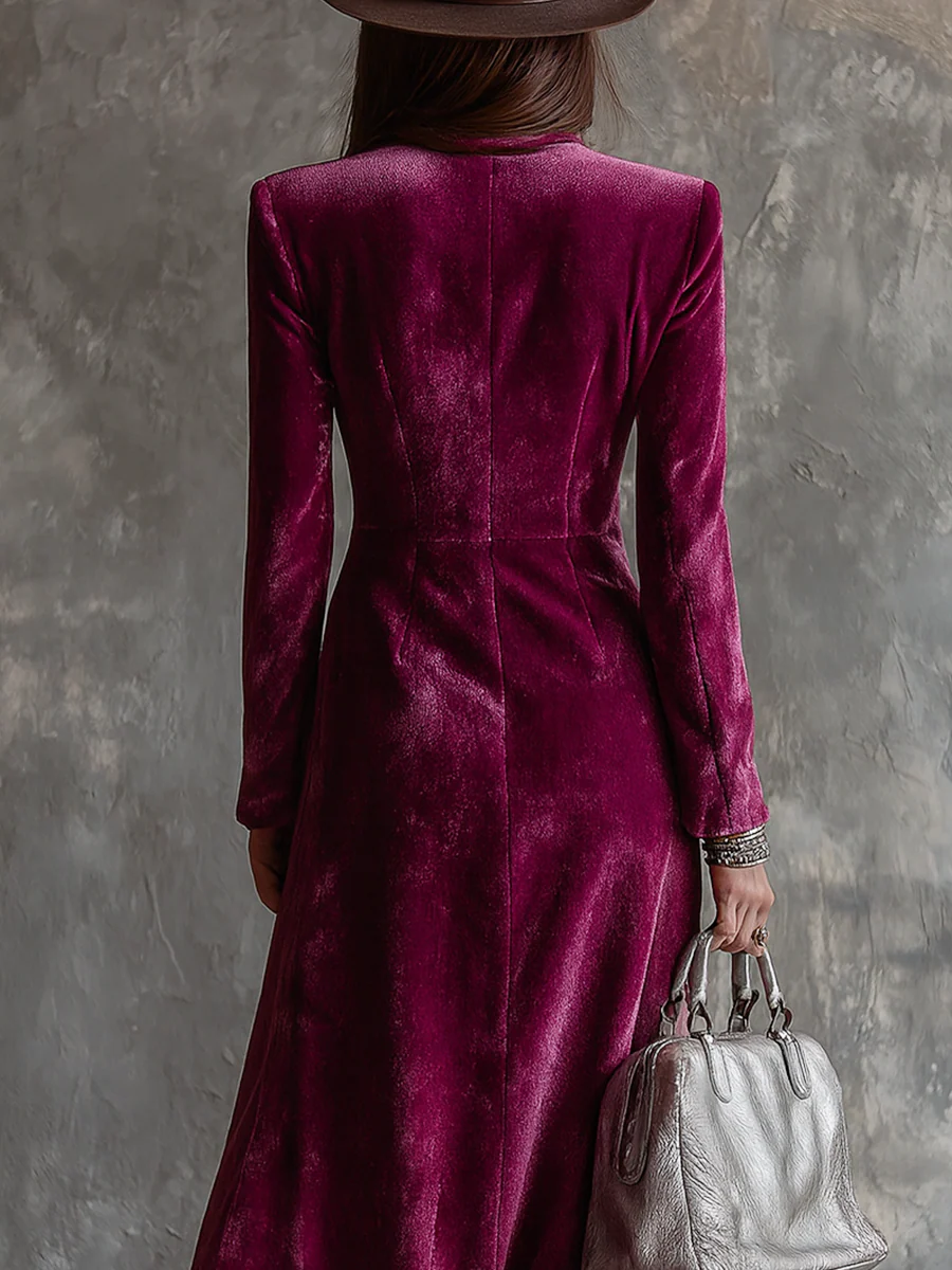 VYNLA | Tailored double-breasted maxi dress