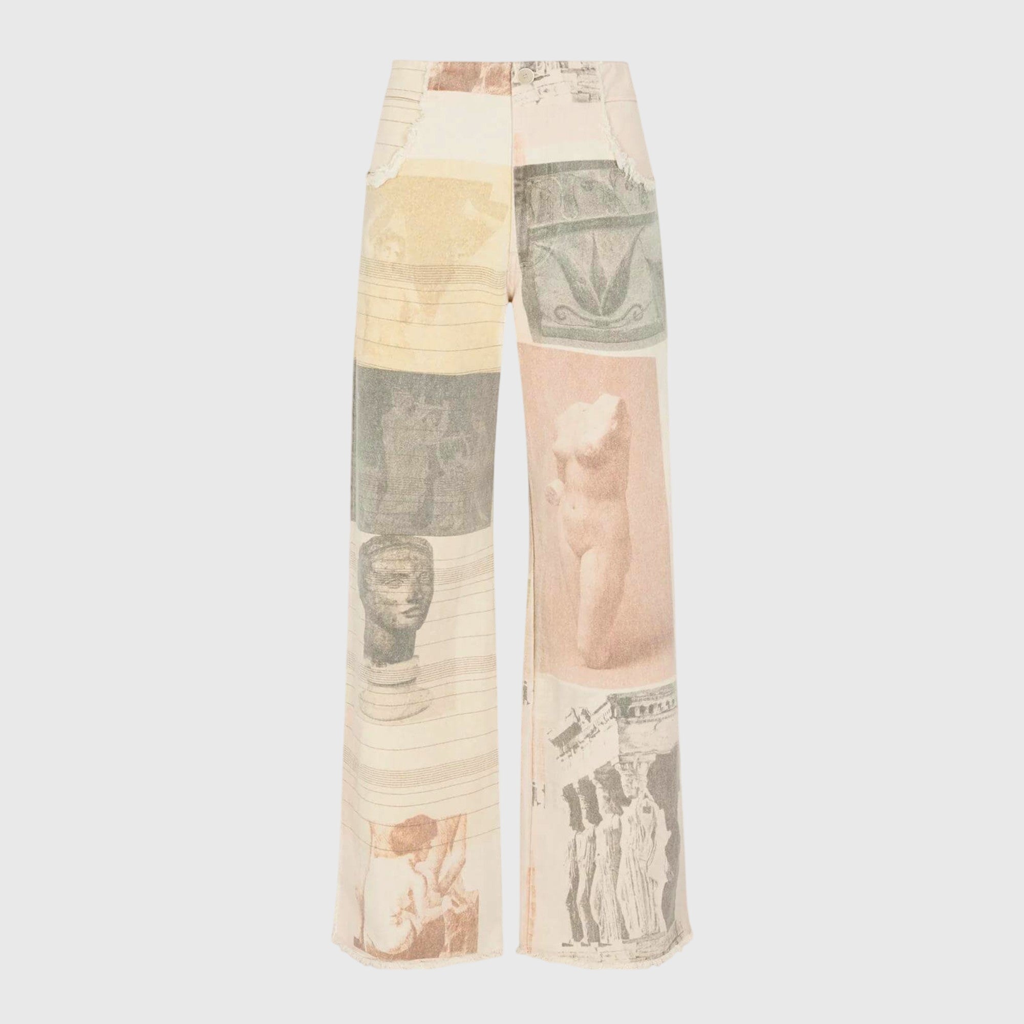 ALMA | Wide-leg pants with raw-cut hem