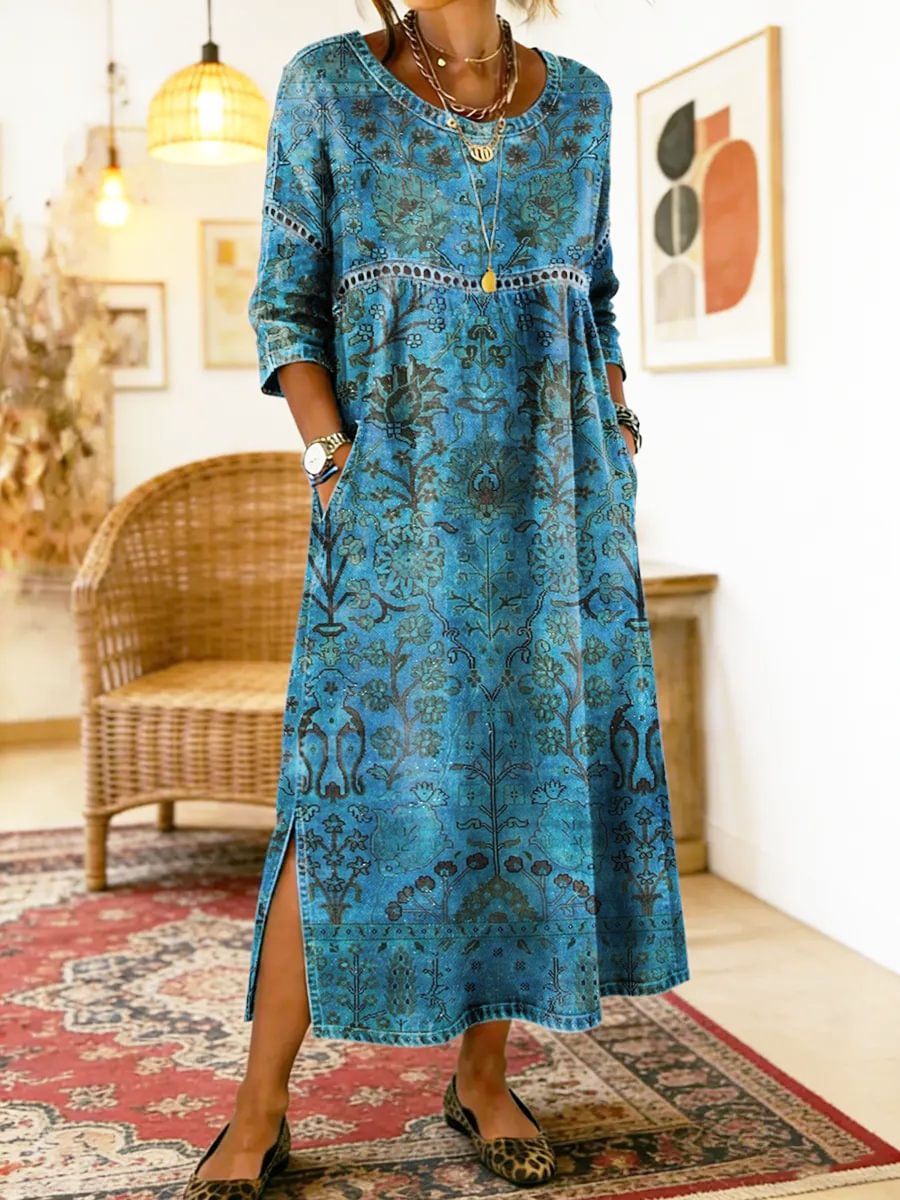CARMEN | Floral midi dress for weekend and brunch