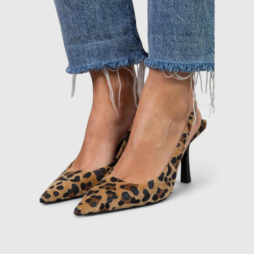 ISABRIELLA | Stiletto heel with leopard slingback