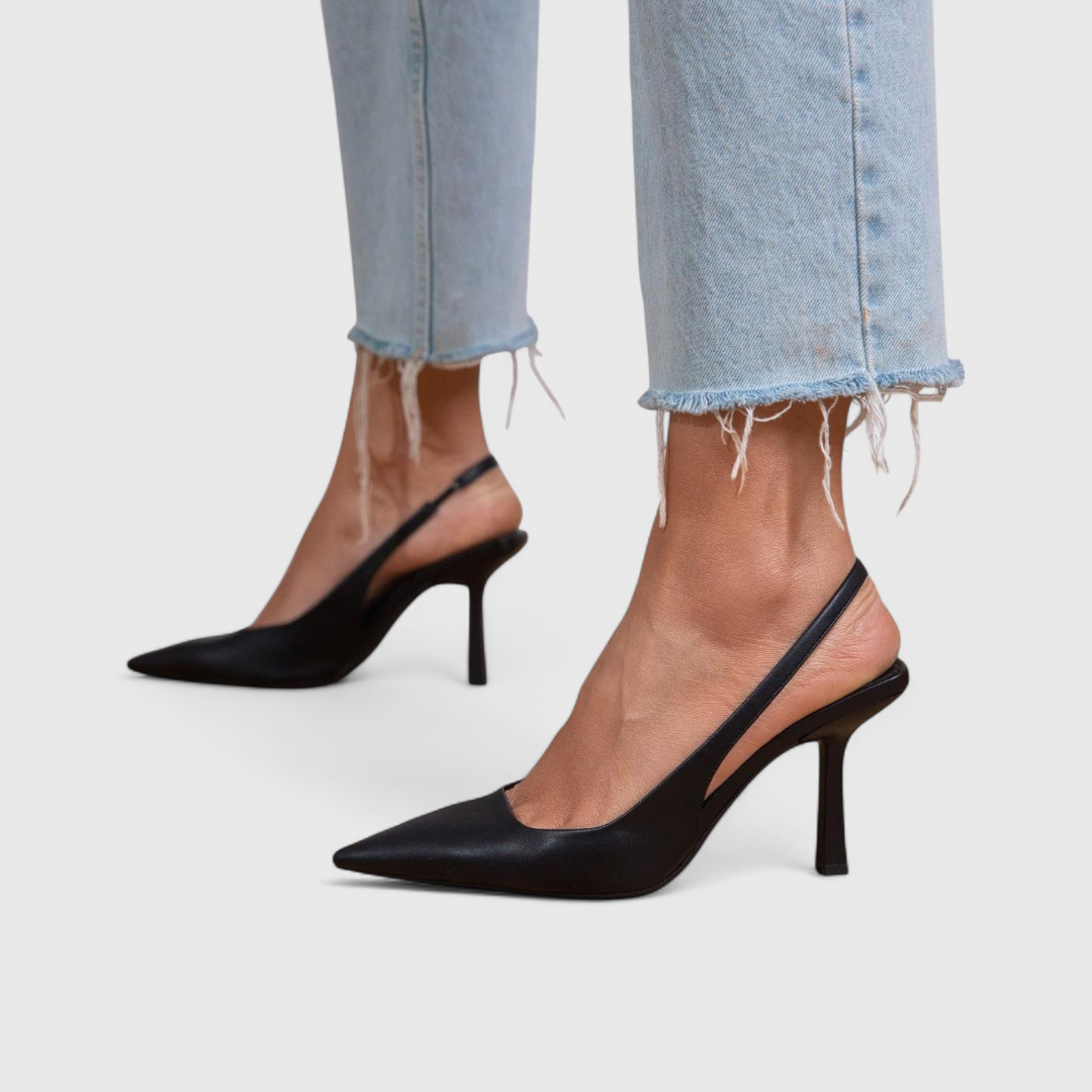 BELLA | Pointed-toe stiletto heels with slingback