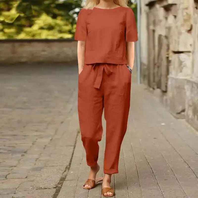 AVA | Brunch-ready two-piece set in soft fabric