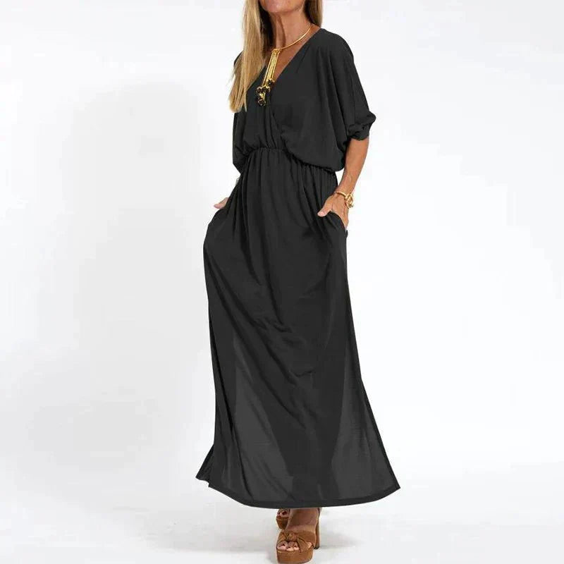 AVA | Sleeveless vintage-style midi dress