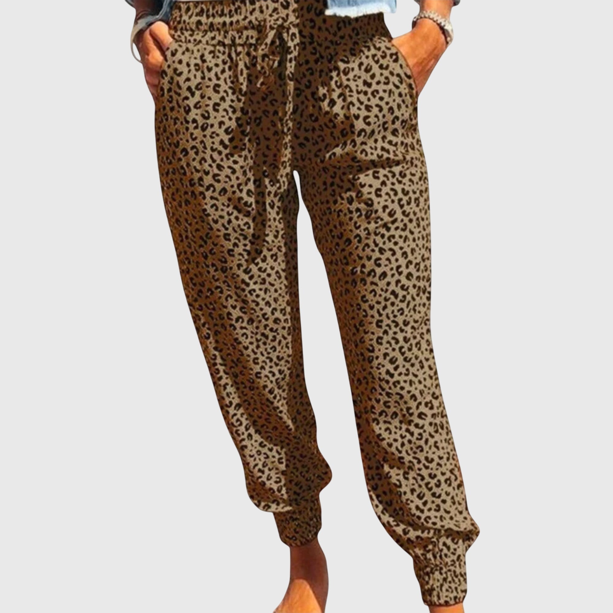 FELI | Wide-leg pants with animal print
