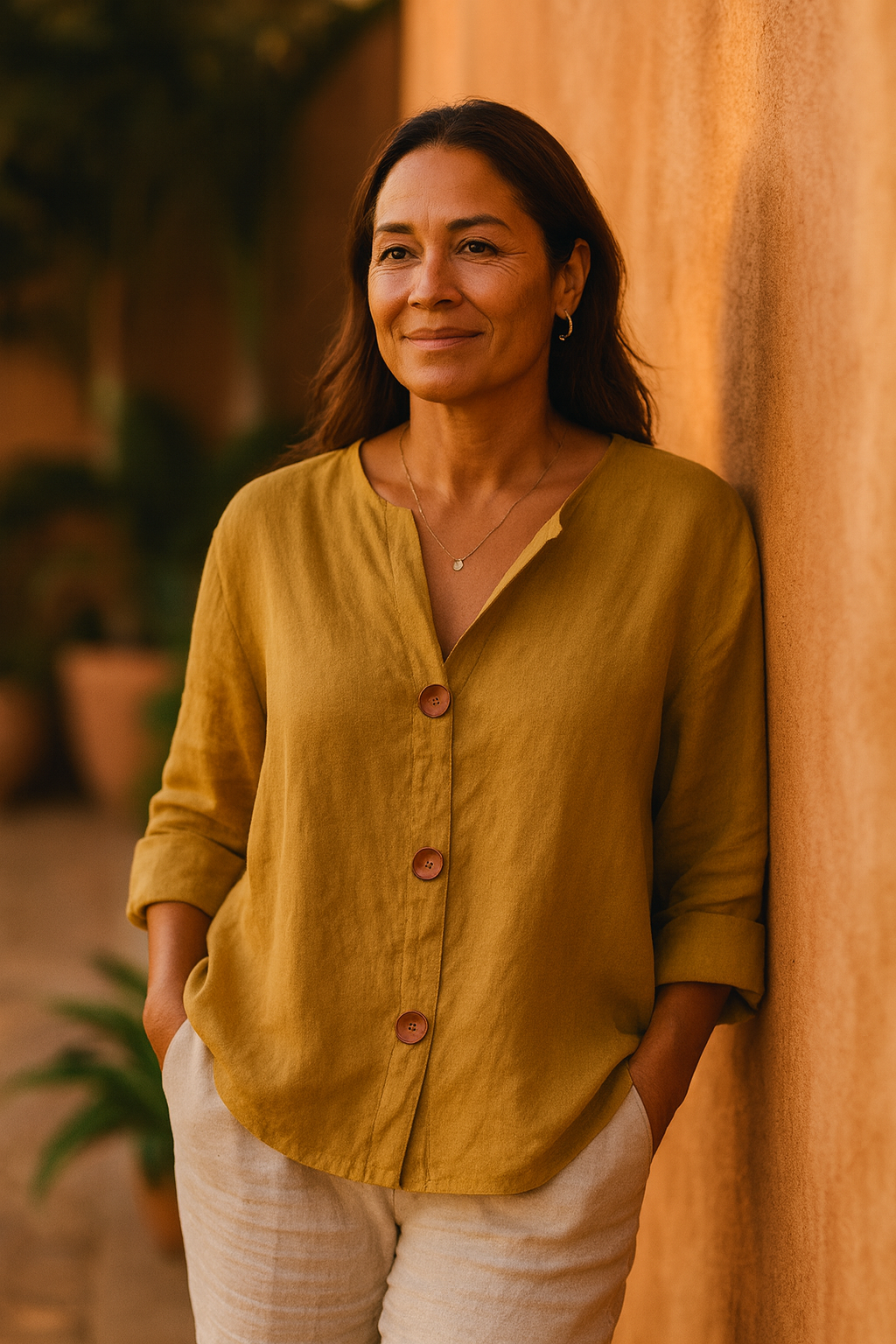 CLARA | Blouse with relaxed casual fit