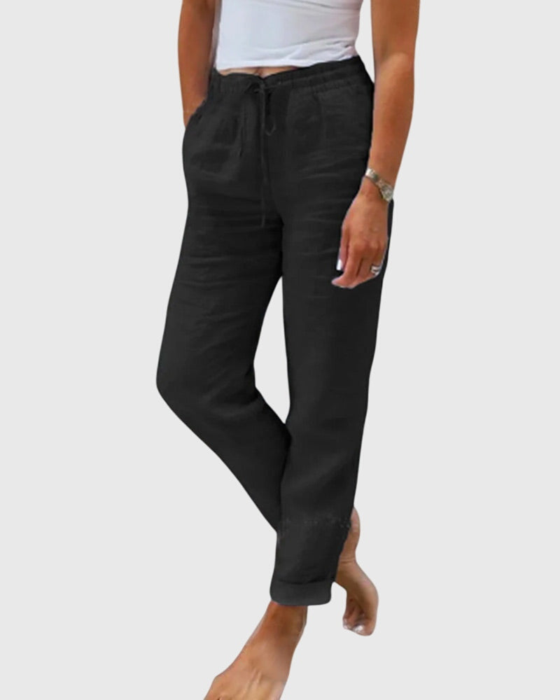 MARGARET | Everyday pants with elastic waistband