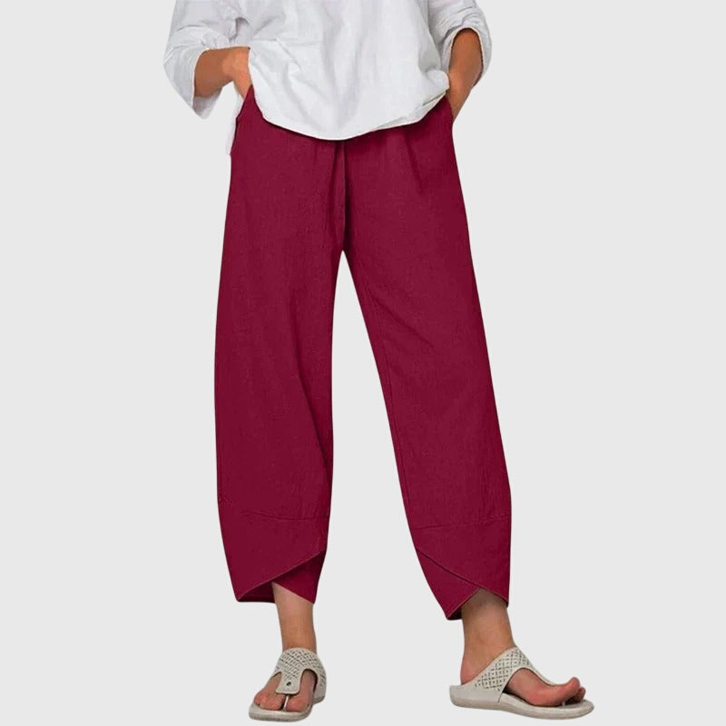 LEONA | Wide-leg pants with relaxed fit