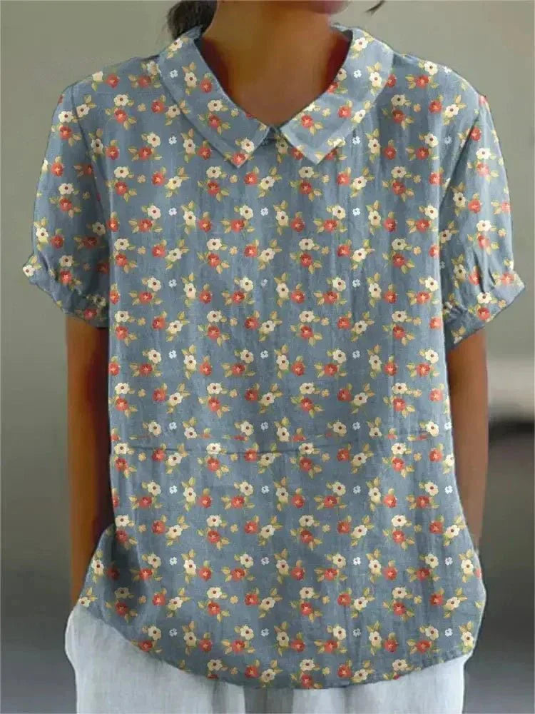 AVA | Relaxed short-sleeve shirt in soft fabric