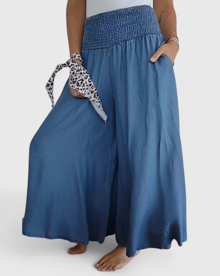 ELONA | Relaxed pants with stretch waistband