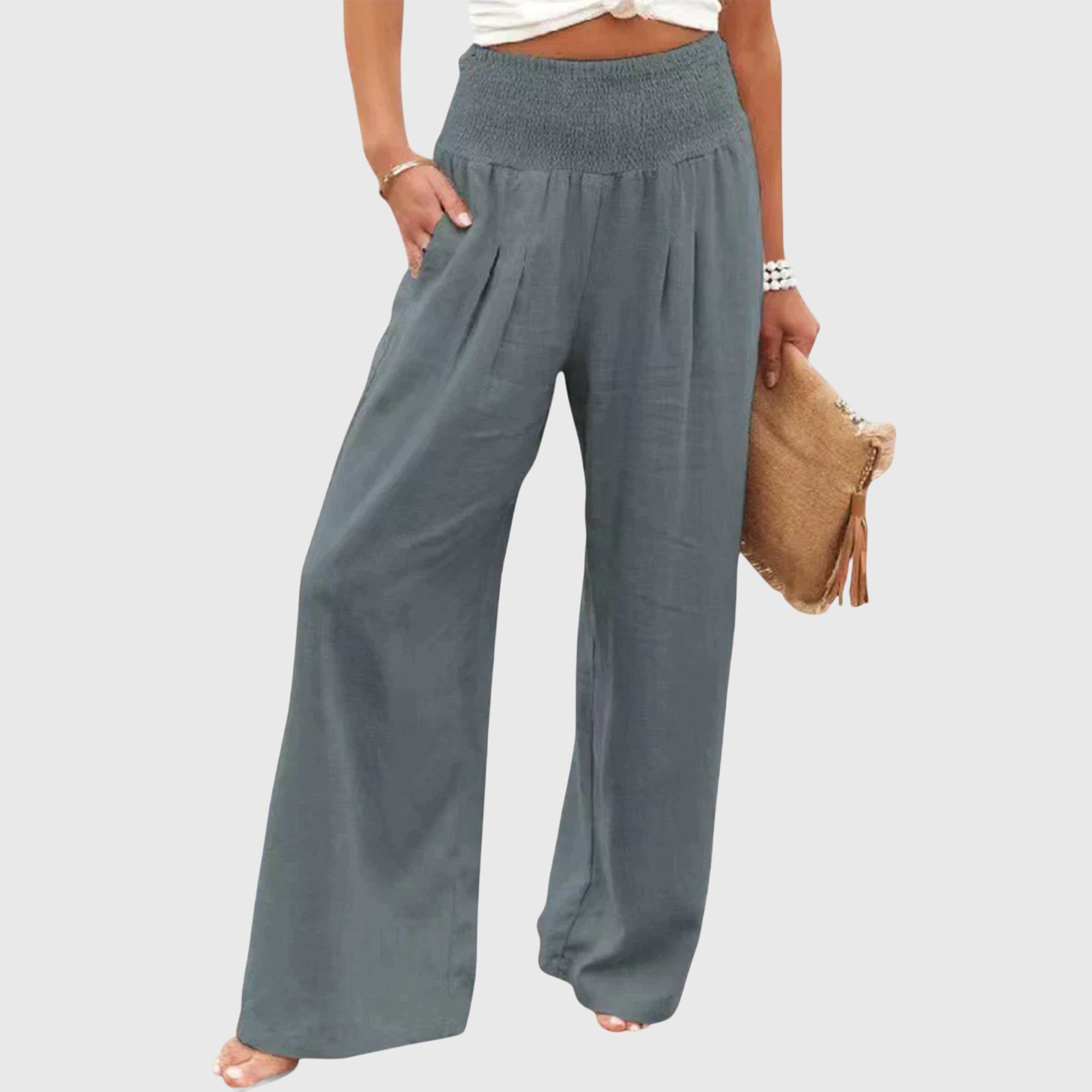JULIE | Wide-leg pants with an airy fit