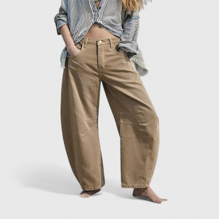 RAIN | Wide-leg pants with relaxed fit