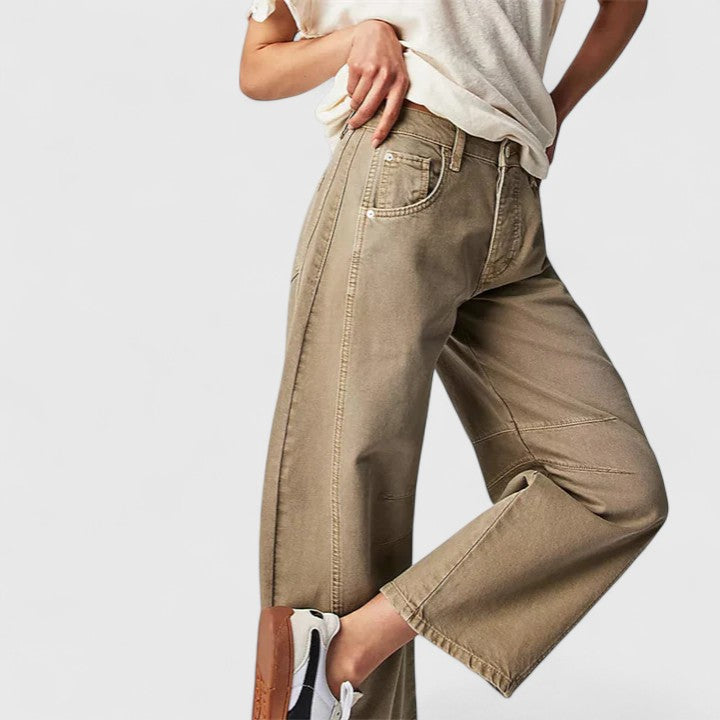 RAIN | Wide-leg pants with relaxed fit